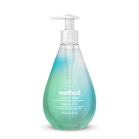 METHOD Gel Hand Wash, Coconut Waters, 12 oz Pump Bottle, PK6 MTH01853